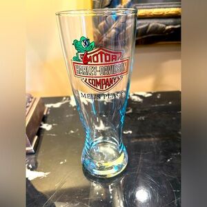 Harley Davidson Beer Glass